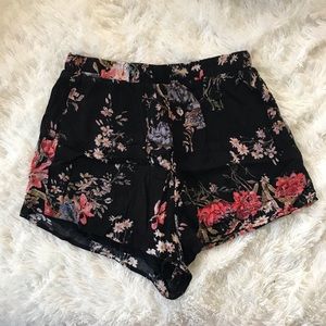 Vintage Style Floral Shorts